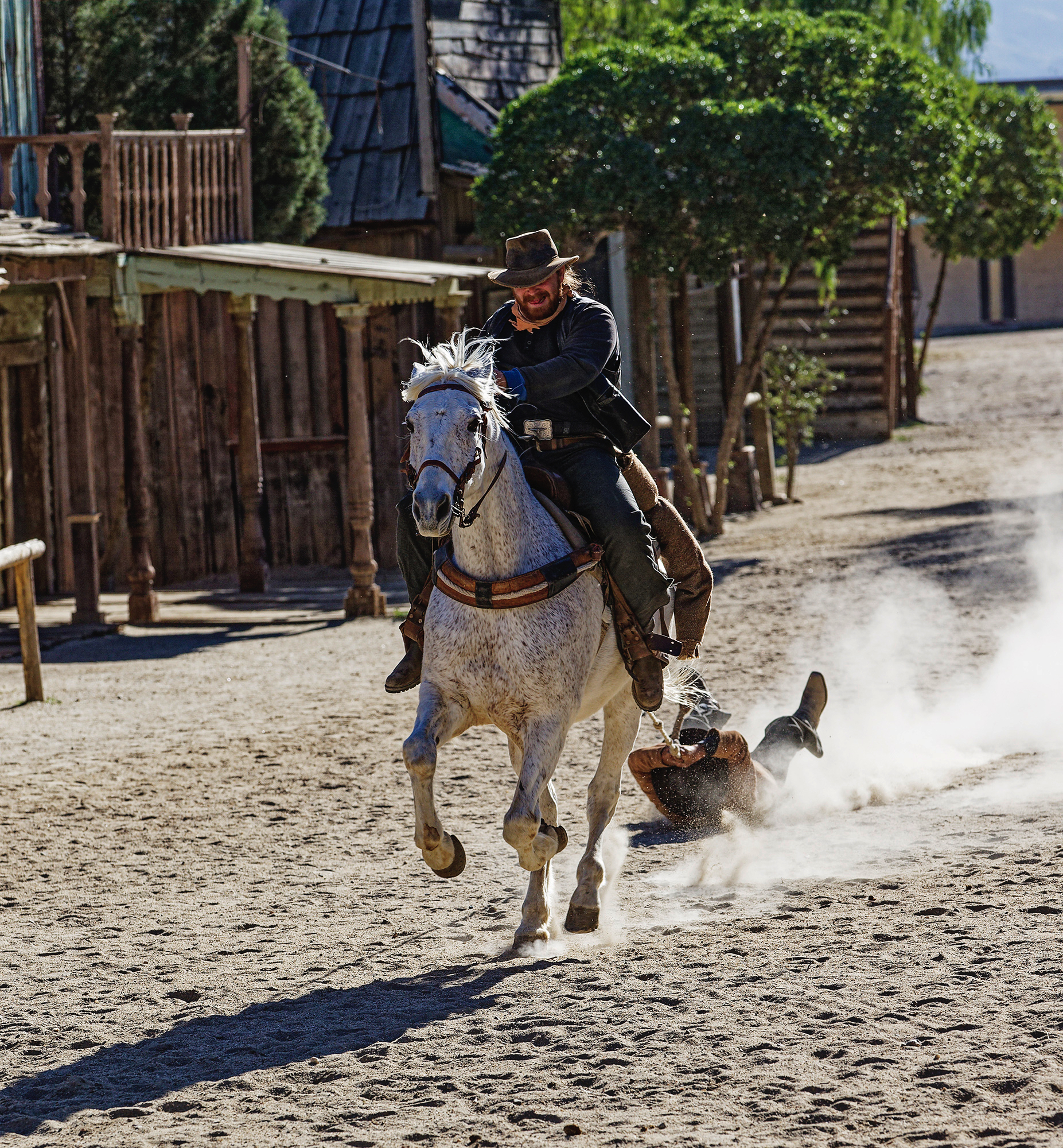 Fort Alamo. Les cascades présentées sont trés réalistes